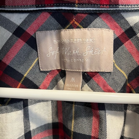 Banana Republic Plaid Button Up - Picture 3 of 3